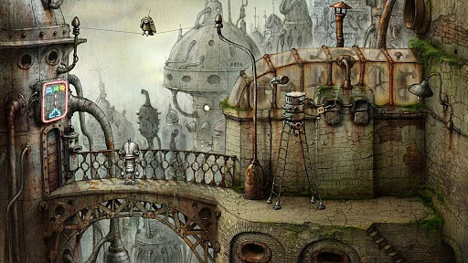 Machinarium डाउनलोड करें – सबसे बेहतरीन रोबोट पहेली गेम - Screenshot 31