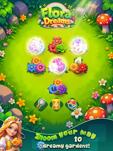 Flora Dreams डाउनलोड करें – फूलों की छंटनी और मिलान वाला बेहतरीन गेम - Screenshot 13