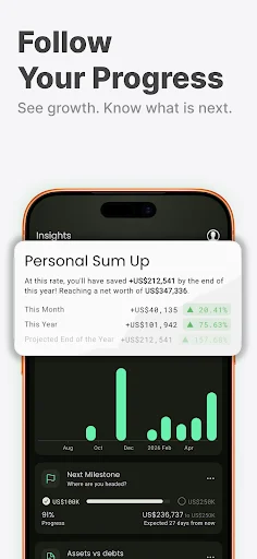 Net Worth Tracker – Worth it ऐप डाउनलोड करें | अपनी संपत्ति ट्रैक करें - Screenshot 4