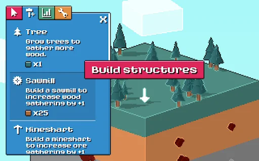 Tiny Tycoon डाउनलोड करें – छोटे ग्रह पर अपना साम्राज्य बनाएं - Screenshot 2