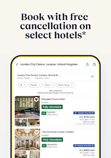 Expedia ऐप डाउनलोड करें – होटल, फ्लाइट और कार बुकिंग पर भारी छूट - Screenshot 15