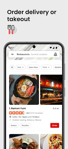 Yelp डाउनलोड करें – रेस्तरां, डिलीवरी और समीक्षाएं खोजें - Screenshot 3