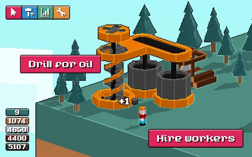 Tiny Tycoon डाउनलोड करें – छोटे ग्रह पर अपना साम्राज्य बनाएं - Screenshot 3