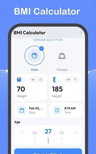 BMI Calculator-Weight Record डाउनलोड करें – AI फिटनेस और डाइट गाइड - Screenshot 17