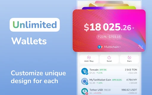 MyTonWallet डाउनलोड करें – TON और TRON के लिए सबसे सुरक्षित क्रिप्टो वॉलेट - Screenshot 2
