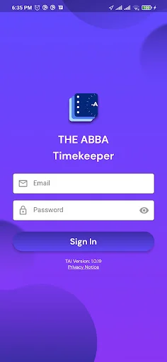 THE ABBA Timekeeper डाउनलोड करें – पेरोल के लिए सर्वश्रेष्ठ टूल - Screenshot 1