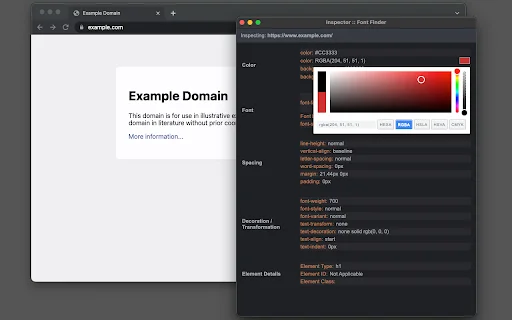 Font Finder डाउनलोड करें – वेब डिज़ाइन और CSS फ़ॉन्ट पहचान के लिए बेस्ट टूल - Screenshot 4