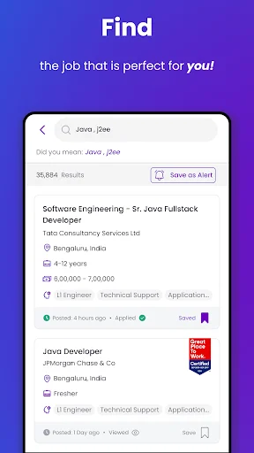 foundit (Monster) Job Search डाउनलोड करें – नौकरी खोजें और सफल हों - Screenshot 2