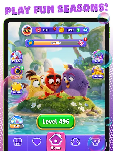 Angry Birds Dream Blast डाउनलोड करें – मज़ेदार पहेली गेम - Screenshot 10