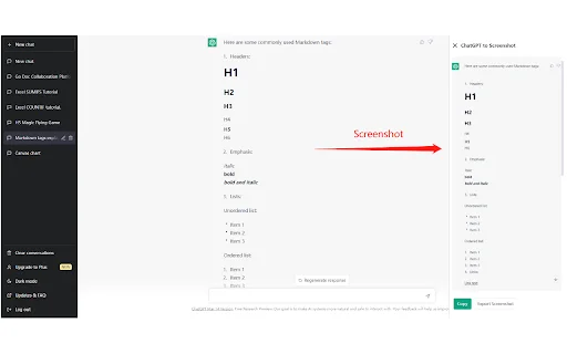 ExportGPT डाउनलोड करें – ChatGPT चैट को PDF और Markdown में सेव करें - Screenshot 4