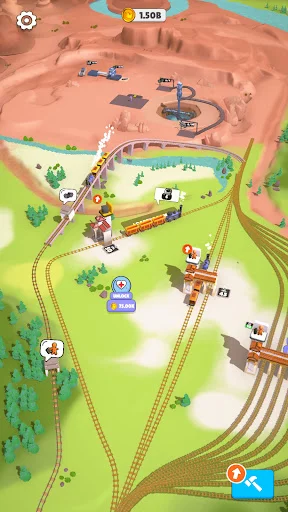 Rail Master Tycoon: Idle Train डाउनलोड करें – बेहतरीन ट्रेन गेम - Screenshot 7