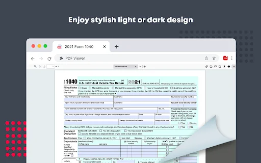 PDF Viewer Chrome Extension डाउनलोड करें – तेज़ और मुफ़्त PDF रीडर - Screenshot 3