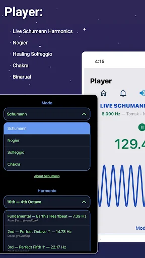 Schumann Resonance ऐप डाउनलोड करें – पृथ्वी की आवृत्ति चेक करें - Screenshot 5