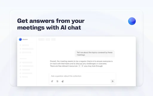 Bluedot AI Notetaker डाउनलोड करें – Google Meet, Zoom के लिए बेस्ट - Screenshot 4