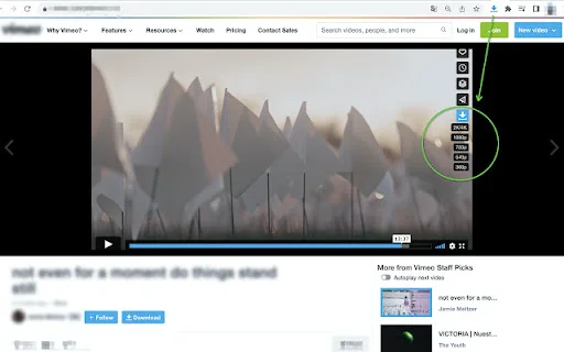 Vimeo Video Downloader Pro डाउनलोड करें – HD वीडियो सेव करें - Screenshot 2