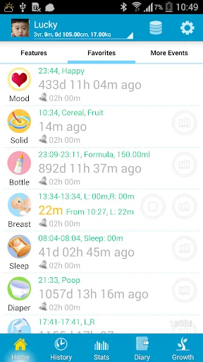 Baby Care App डाउनलोड करें – शिशु विकास और स्वास्थ्य ट्रैकिंग - Screenshot 1