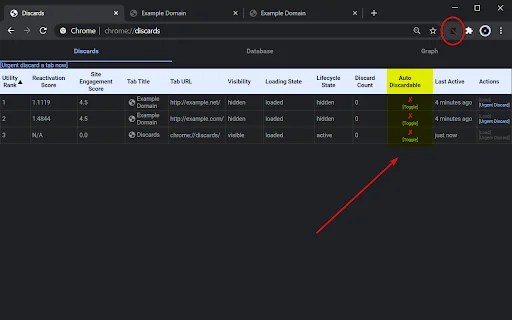 Disable Automatic Tab Discarding डाउनलोड करें – Chrome टैब को हमेशा सक्रिय रखें - Screenshot 1
