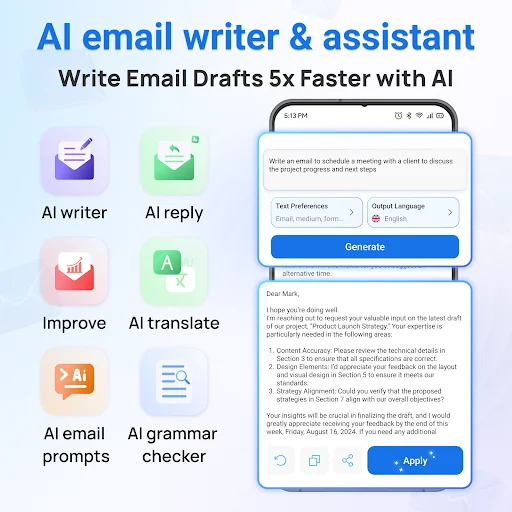AI Email, Mail Cleaner – Maily डाउनलोड करें – स्मार्ट ईमेल टूल - Screenshot 6