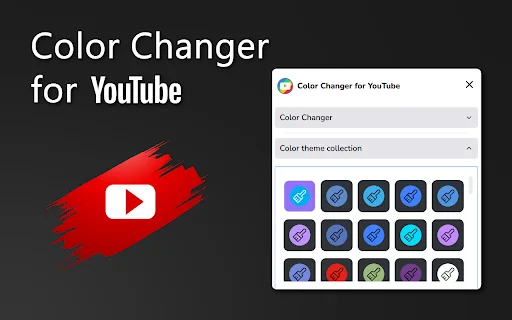 YouTube के लिए Theme & Color Changer डाउनलोड करें – अपना YouTube रंगीन बनाएं - Screenshot 1