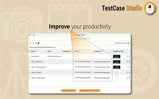 TestCase Studio डाउनलोड करें – Selenium IDE का सर्वश्रेष्ठ विकल्प - Screenshot 4