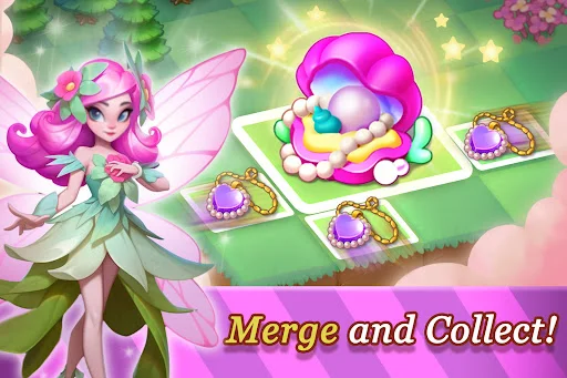 Merge Elves-Merge 3 Puzzles डाउनलोड करें – जादुई गार्डन गेम - Screenshot 8