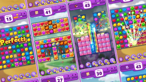 Lollipop: Sweet Taste Match 3 डाउनलोड करें – बेहतरीन पहेली गेम - Screenshot 2