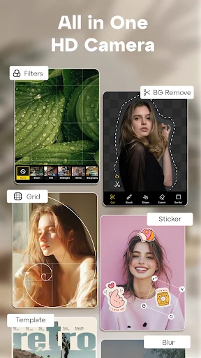 HD Camera: Sweet Selfie Beauty डाउनलोड करें – बेस्ट फोटो एडिटिंग - Screenshot 1