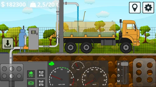 Mini Trucker APK डाउनलोड करें – बेहतरीन 2D ट्रक सिम्युलेटर गेम - Screenshot 4