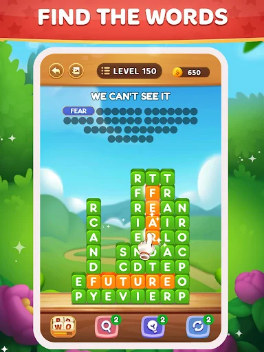 Word Tower – Premium Puzzle डाउनलोड करें – सर्वश्रेष्ठ शब्द खेल - Screenshot 8