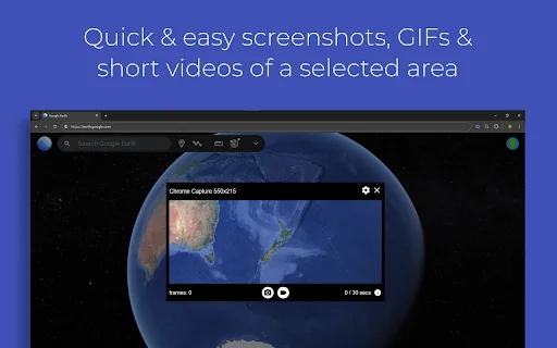 Chrome Capture डाउनलोड करें – सर्वश्रेष्ठ स्क्रीनशॉट और GIF टूल - Screenshot 1