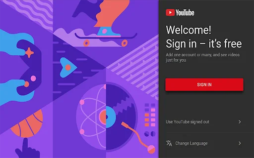 YouTube™ for TV डाउनलोड करें – अपने ब्राउज़र में YouTube Leanback का आनंद लें - Screenshot 4