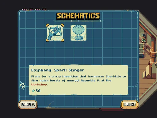 Sparklite डाउनलोड करें – एडवेंचर और एक्शन गेम का मज़ा लें - Screenshot 10