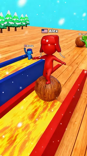 Snow Race 3D डाउनलोड करें – मजेदार स्नोबॉल रेसिंग गेम का आनंद लें - Screenshot 10