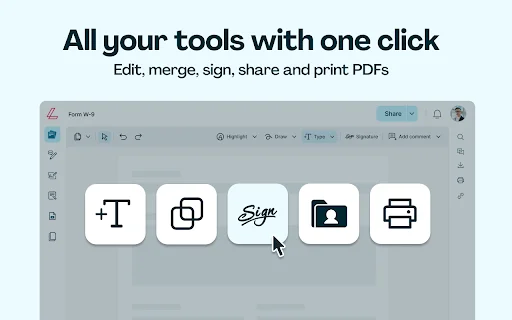 Lumin PDF Editor डाउनलोड करें – Chrome के लिए सर्वश्रेष्ठ PDF टूल - Screenshot 1