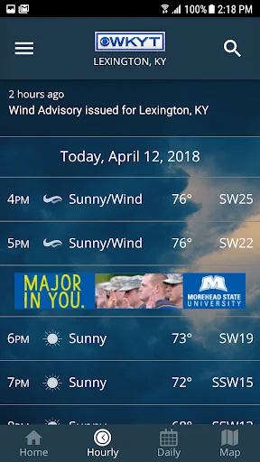 WKYT FirstAlert Weather डाउनलोड करें – सटीक मौसम अपडेट - Screenshot 3