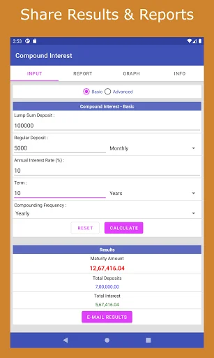 Financial Calculator India Pro डाउनलोड करें – भारतीय वित्तीय गणनाएँ - Screenshot 16