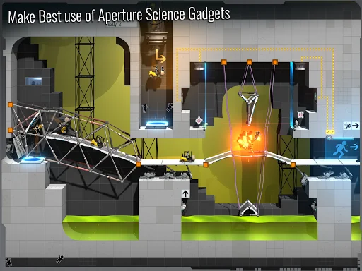 Bridge Constructor Portal डाउनलोड करें – बेहतरीन पहेली गेम - Screenshot 17