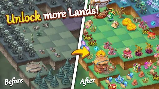 Merge Elves-Merge 3 Puzzles डाउनलोड करें – जादुई गार्डन गेम - Screenshot 5