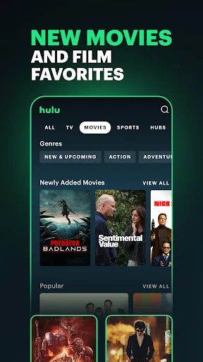 Hulu डाउनलोड करें: नवीनतम टीवी शो, मूवी और लाइव स्पोर्ट्स का आनंद लें - Screenshot 3