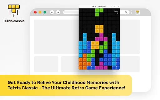 Tetris Classic डाउनलोड करें – बेहतरीन रेट्रो गेम अनुभव - Screenshot 1