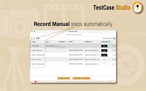 TestCase Studio डाउनलोड करें – Selenium IDE का सर्वश्रेष्ठ विकल्प - Screenshot 1