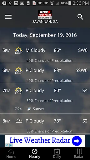 WTOC First Alert Radar डाउनलोड करें – सटीक मौसम अपडेट - Screenshot 2