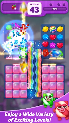 Lollipop: Sweet Taste Match 3 डाउनलोड करें – बेहतरीन पहेली गेम - Screenshot 14