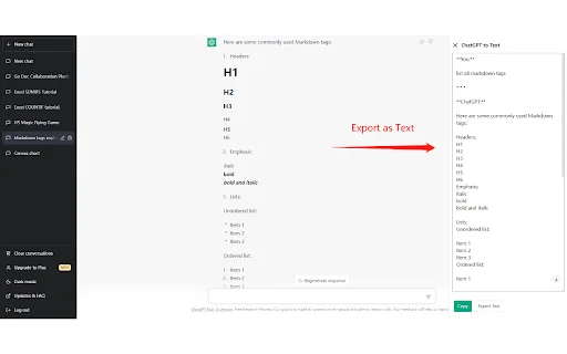ExportGPT डाउनलोड करें – ChatGPT चैट को PDF और Markdown में सेव करें - Screenshot 2