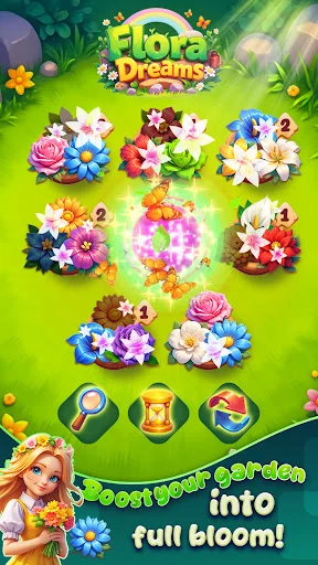 Flora Dreams डाउनलोड करें – फूलों की छंटनी और मिलान वाला बेहतरीन गेम - Screenshot 3