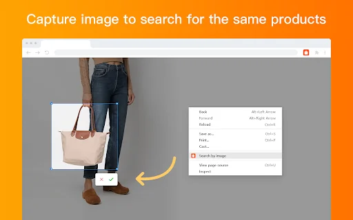 AiPrice (AliPrice) Shopee के लिए: इमेज सर्च और प्राइस ट्रैकर डाउनलोड करें - Screenshot 2