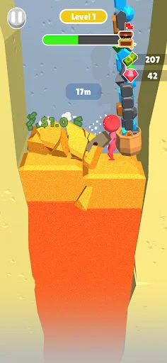 Dig Gem Mining डाउनलोड करें – खजाने की खोज का रोमांचक गेम - Screenshot 19